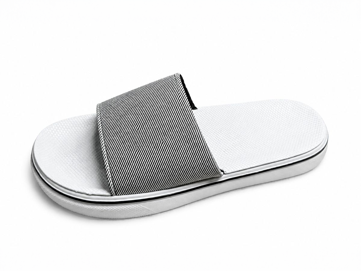 Textured Wide-Band Casual Slide — image 2