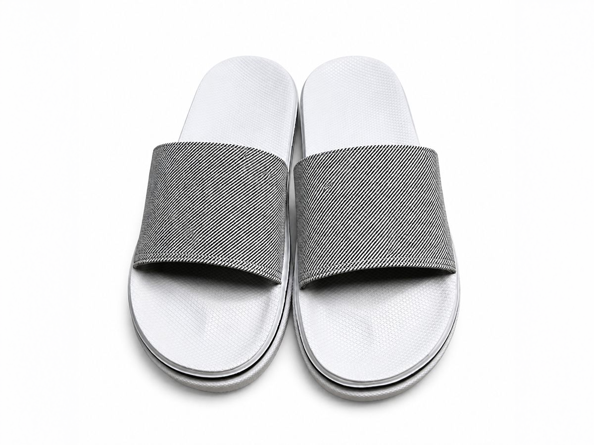 Textured Wide-Band Casual Slide — image 4