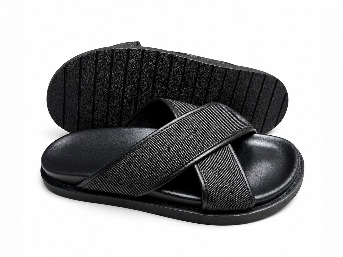 Cross-Strap Casual Slide — image 3