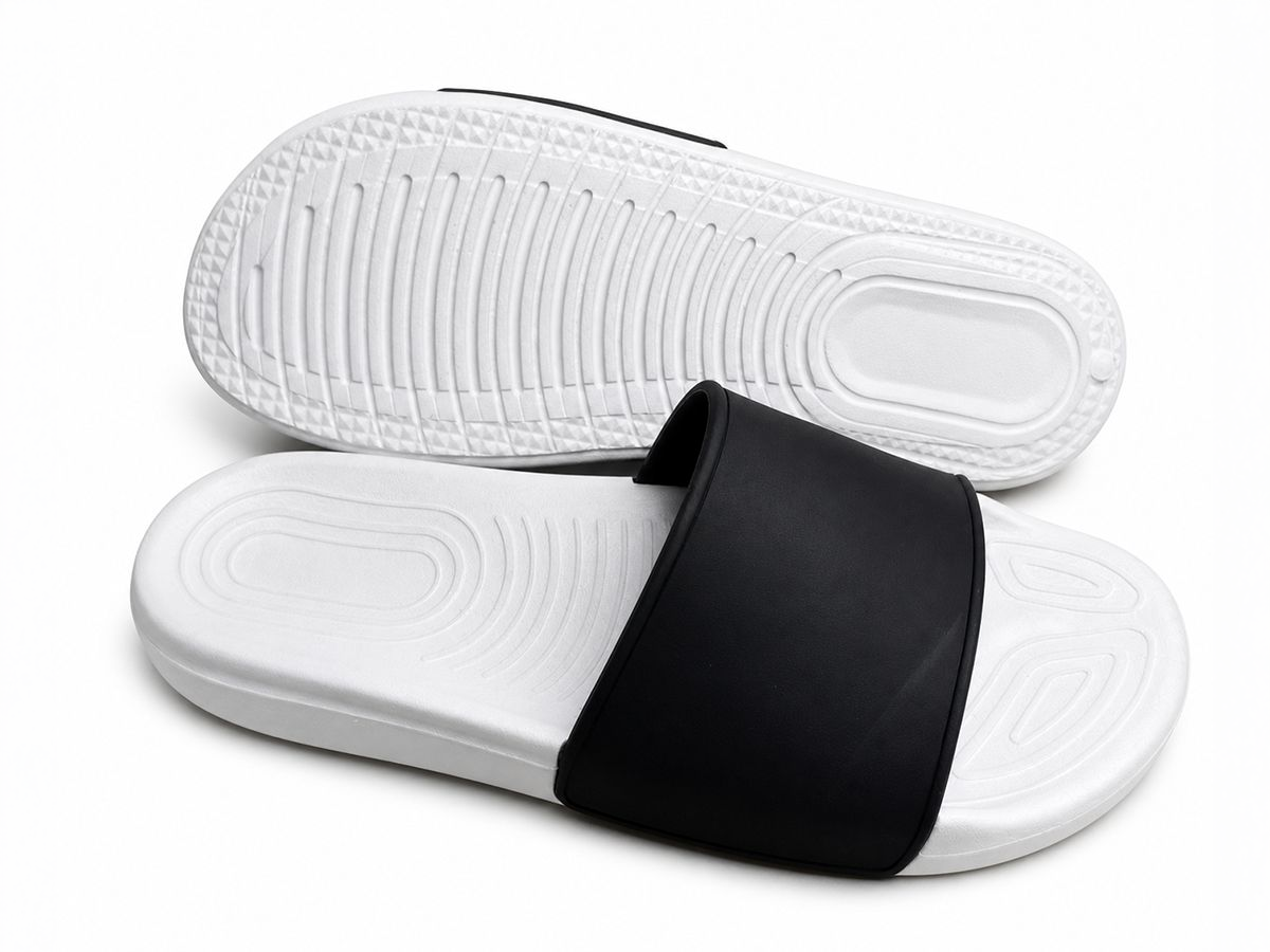 Contrast-Footbed Wide-Band Slide — image 2
