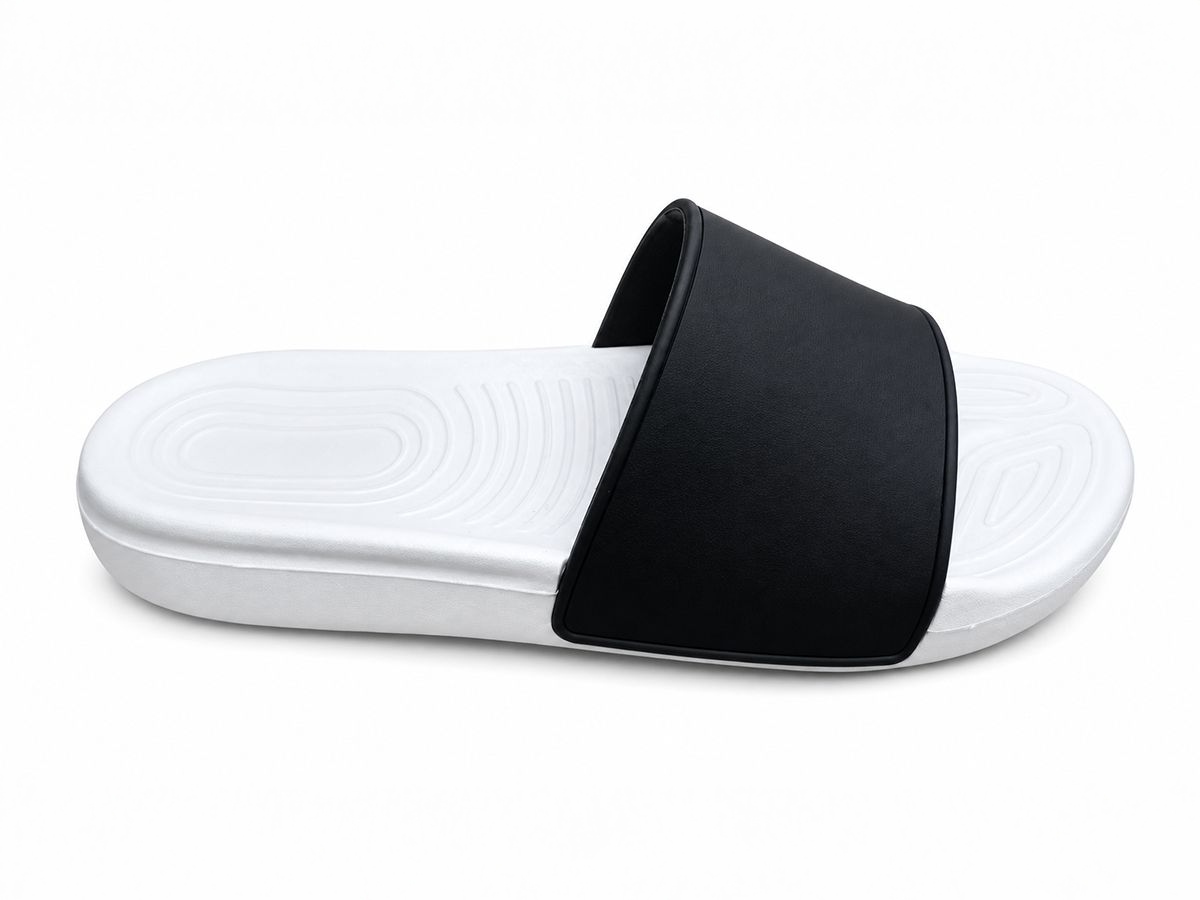 Contrast-Footbed Wide-Band Slide — image 3