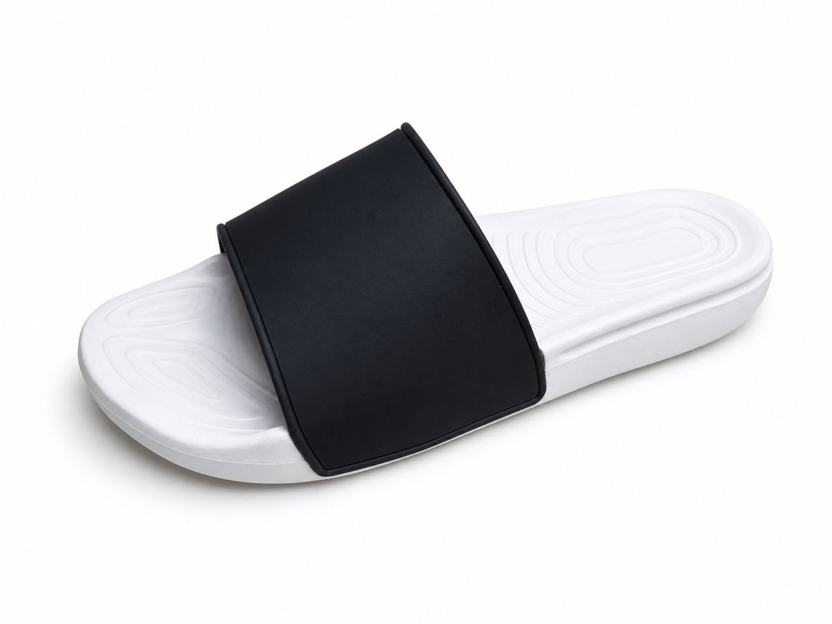 Contrast-Footbed Wide-Band Slide — image 4