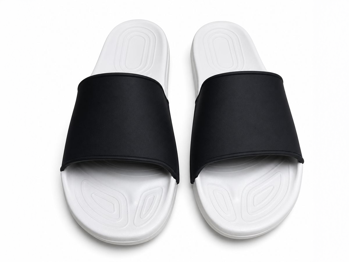 Contrast-Footbed Wide-Band Slide — image 5