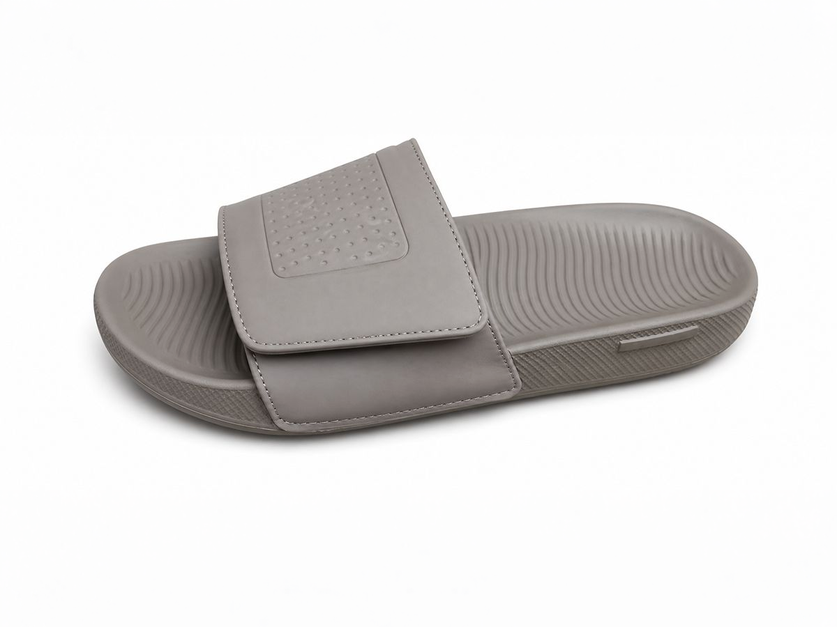 Adjustable Flap Textured-Footbed Slide — image 2