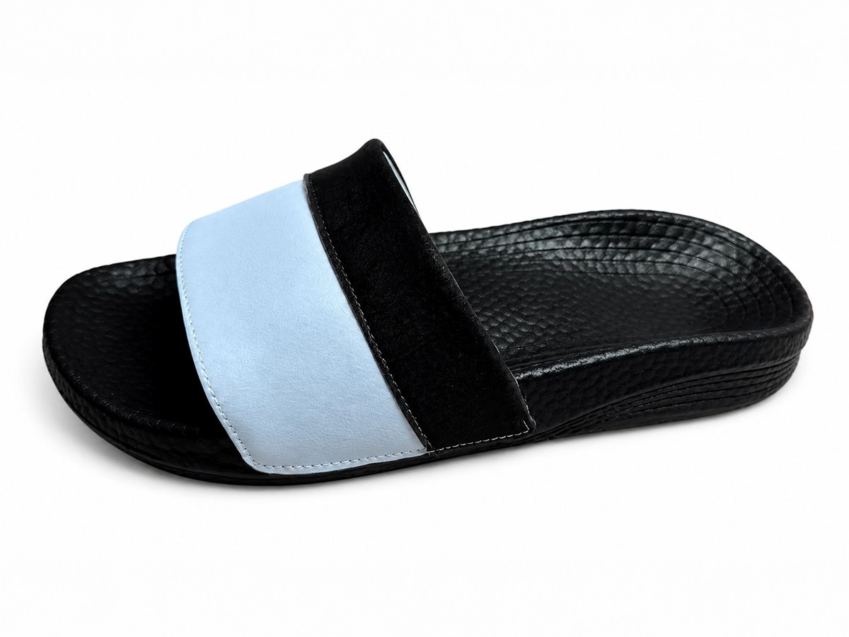 Two-Tone Split-Band Casual Slide