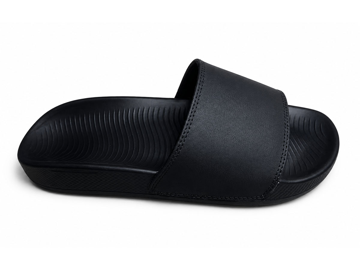 Stitched Wide-Band Ribbed Slide — image 2