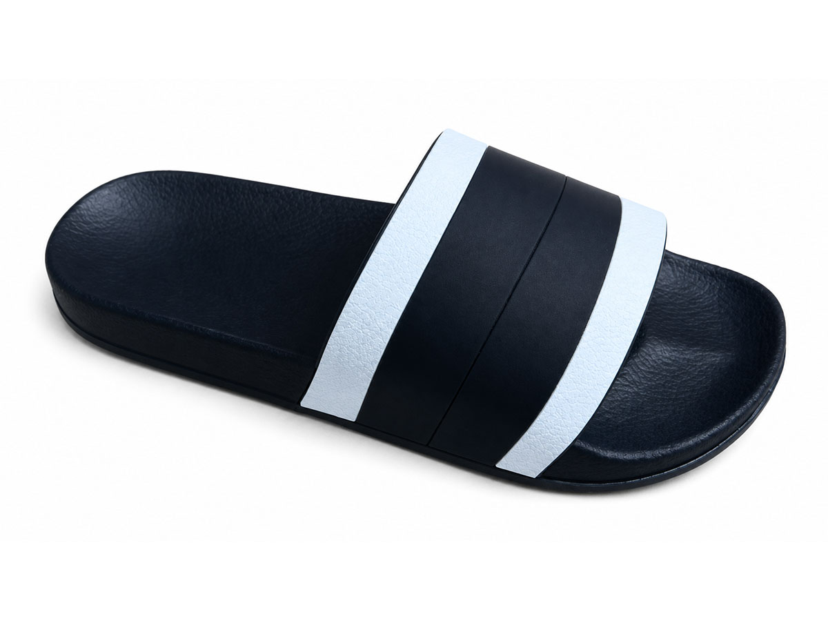 Multi-Stripe Wide-Band Casual Slide — image 3