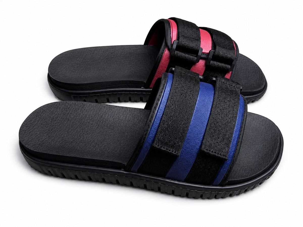 Three-Band Sport Casual Slide