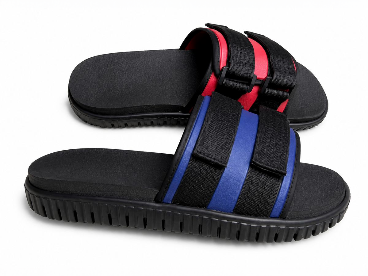 Three-Band Sport Casual Slide — image 2