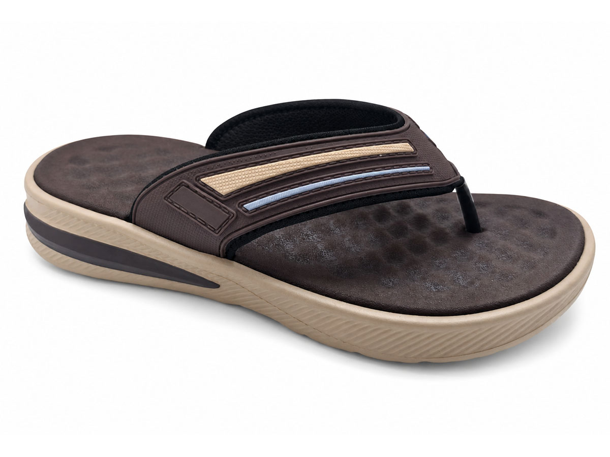 Layered Stripe Casual Flip-Flop