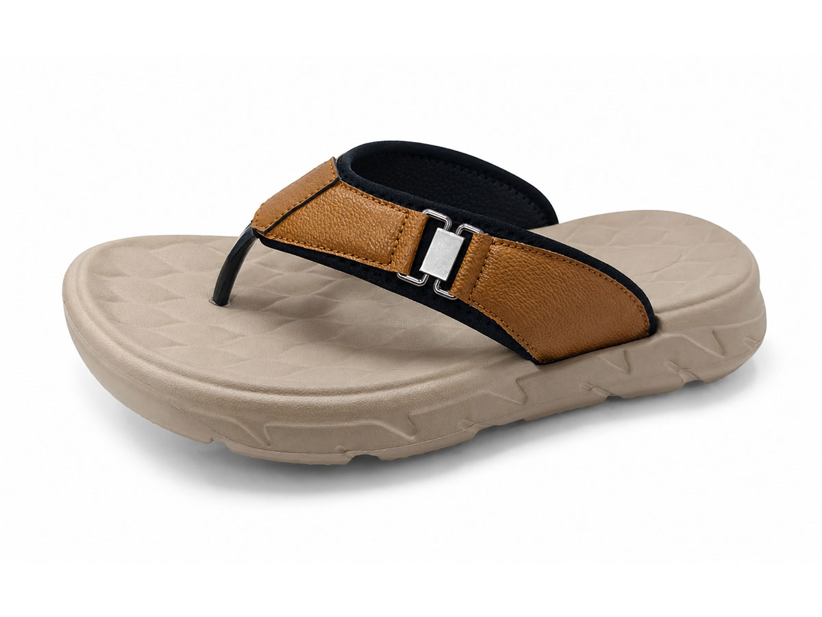 Buckle Strap Sculpted Flip-Flop