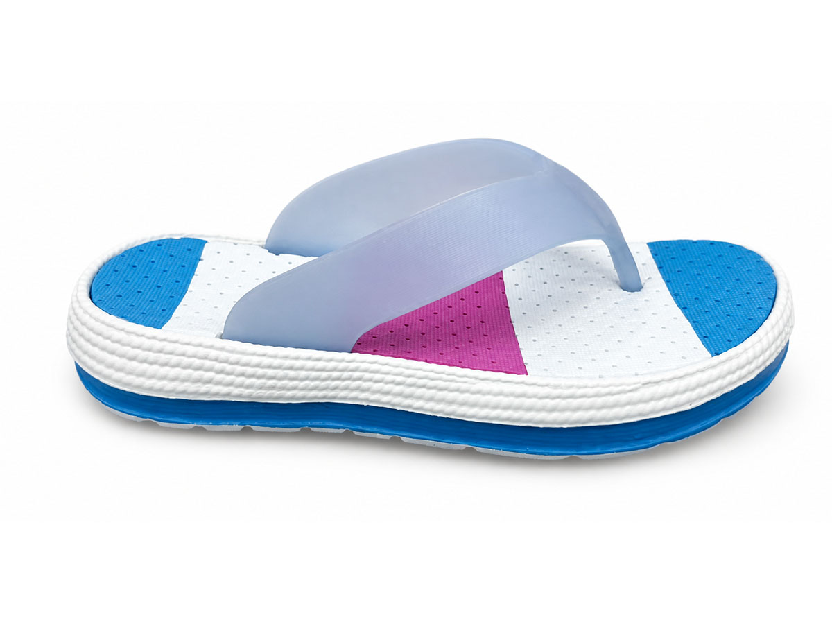 Thick-Sole Color-Block Flip-Flop — image 2
