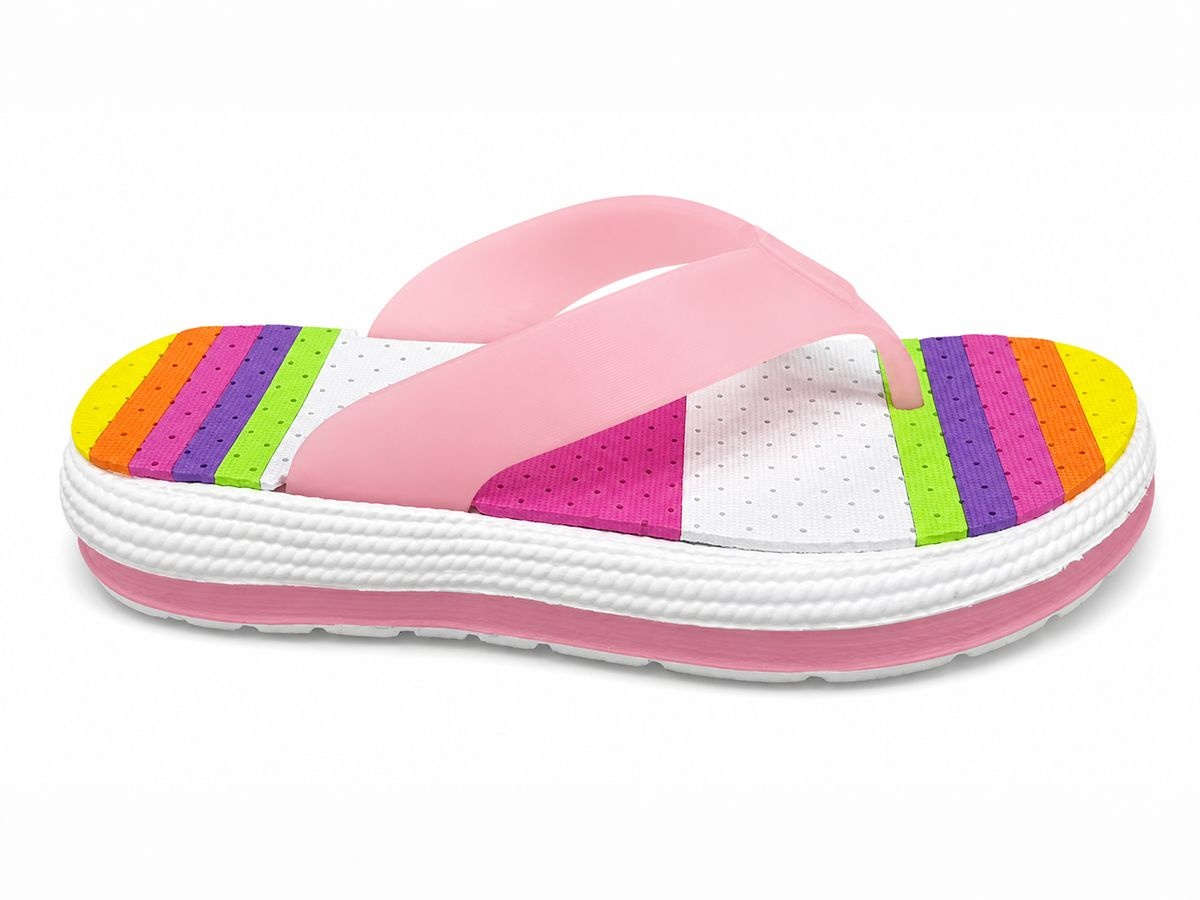 Thick-Sole Color-Block Flip-Flop — image 3