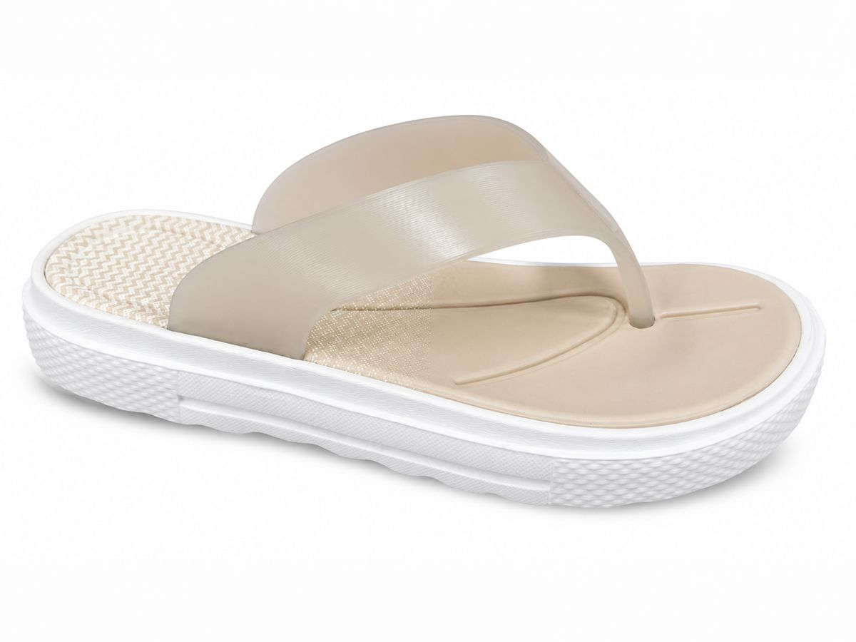 Platform Translucent-Strap Flip-Flop