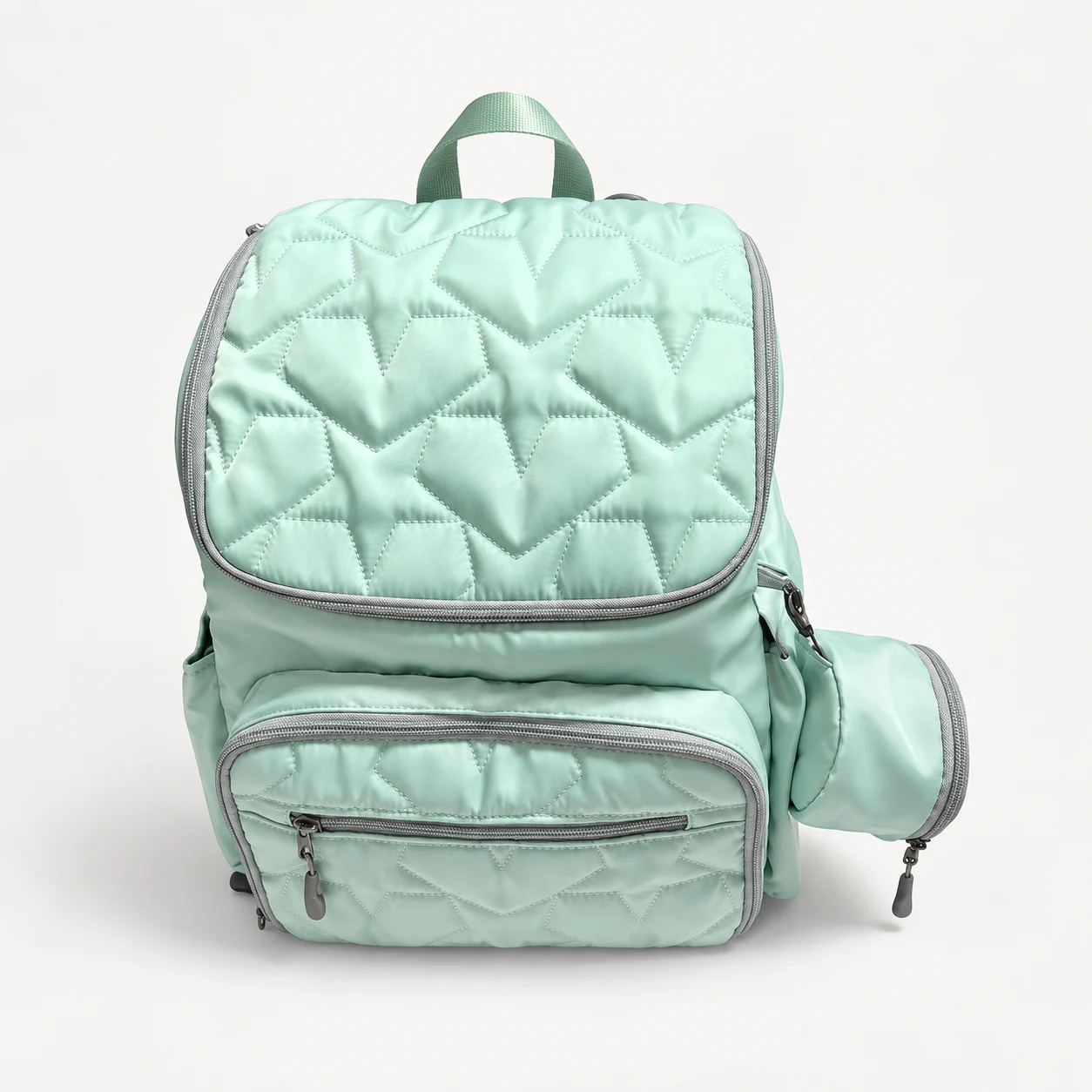 Mint Quilted Backpack reference model JSD-250416