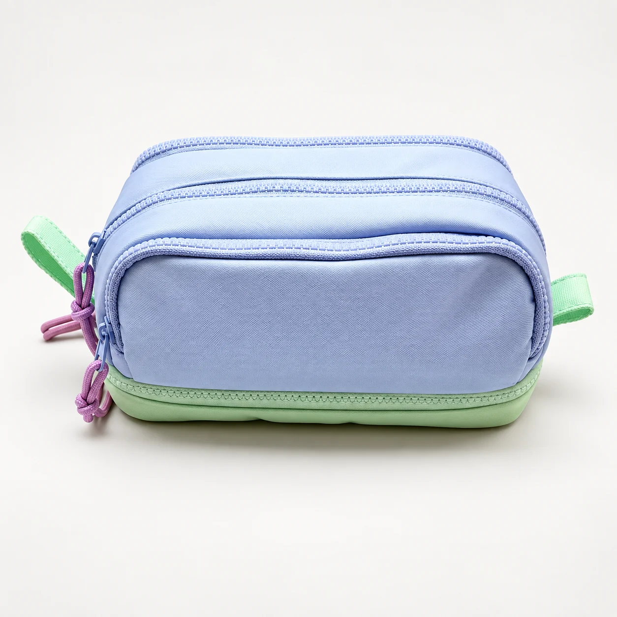 Pastel Double-Zip Pouch reference model MH-250602