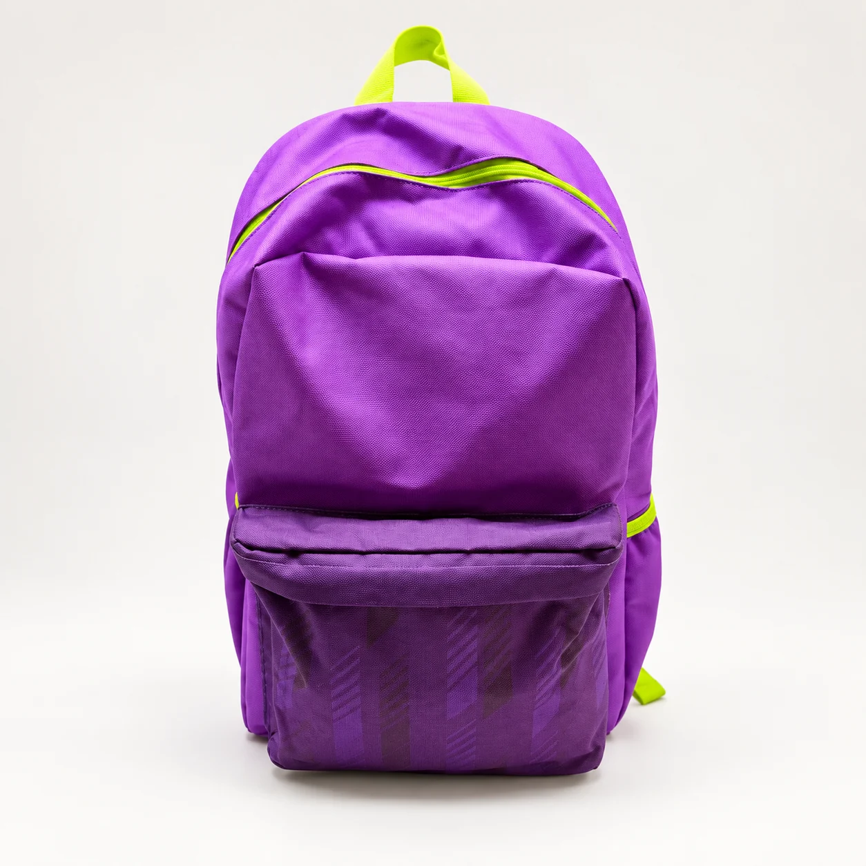 Purple Contrast-Trim Backpack, view 1 of 2