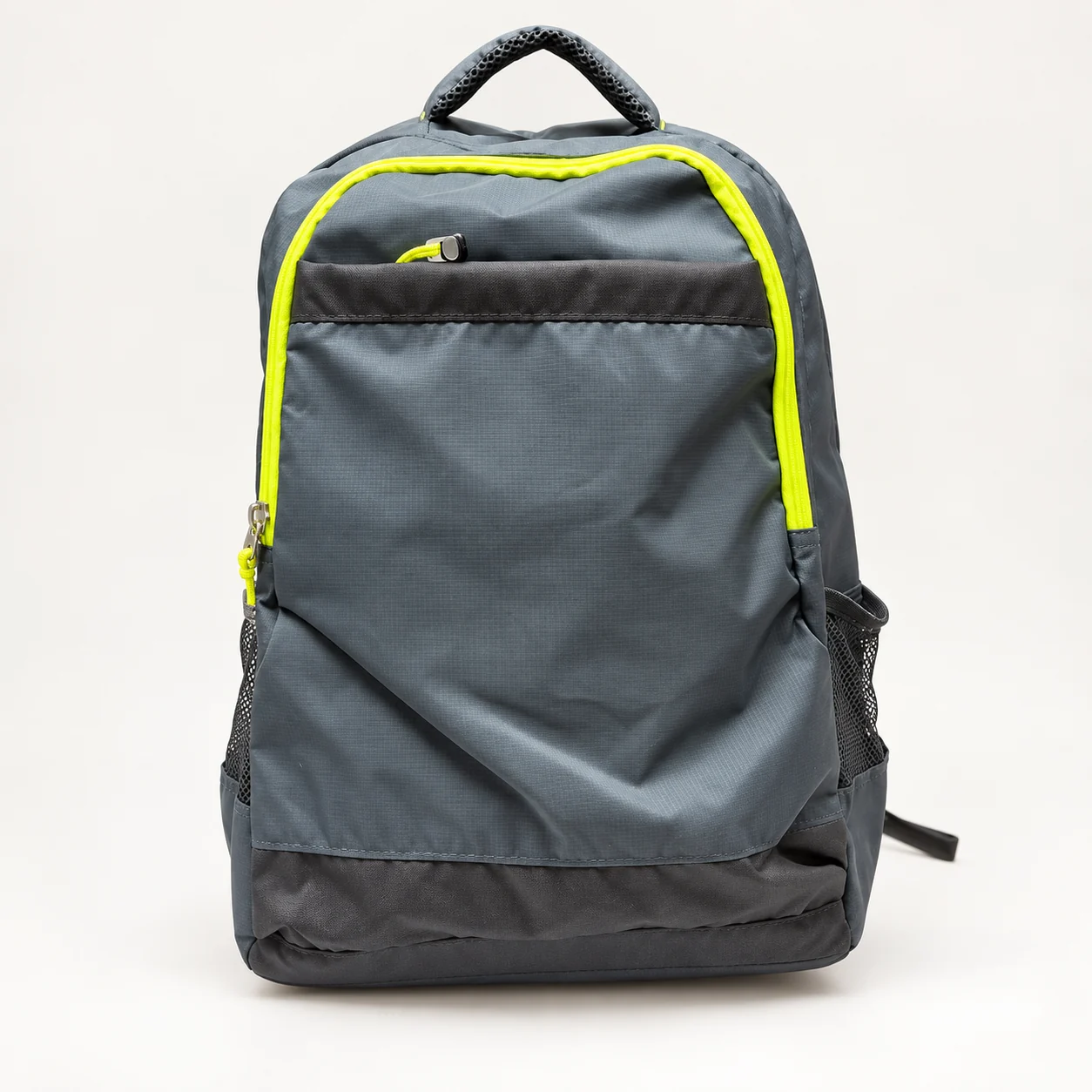 Gray Neon-Trim Backpack, view 1 of 2