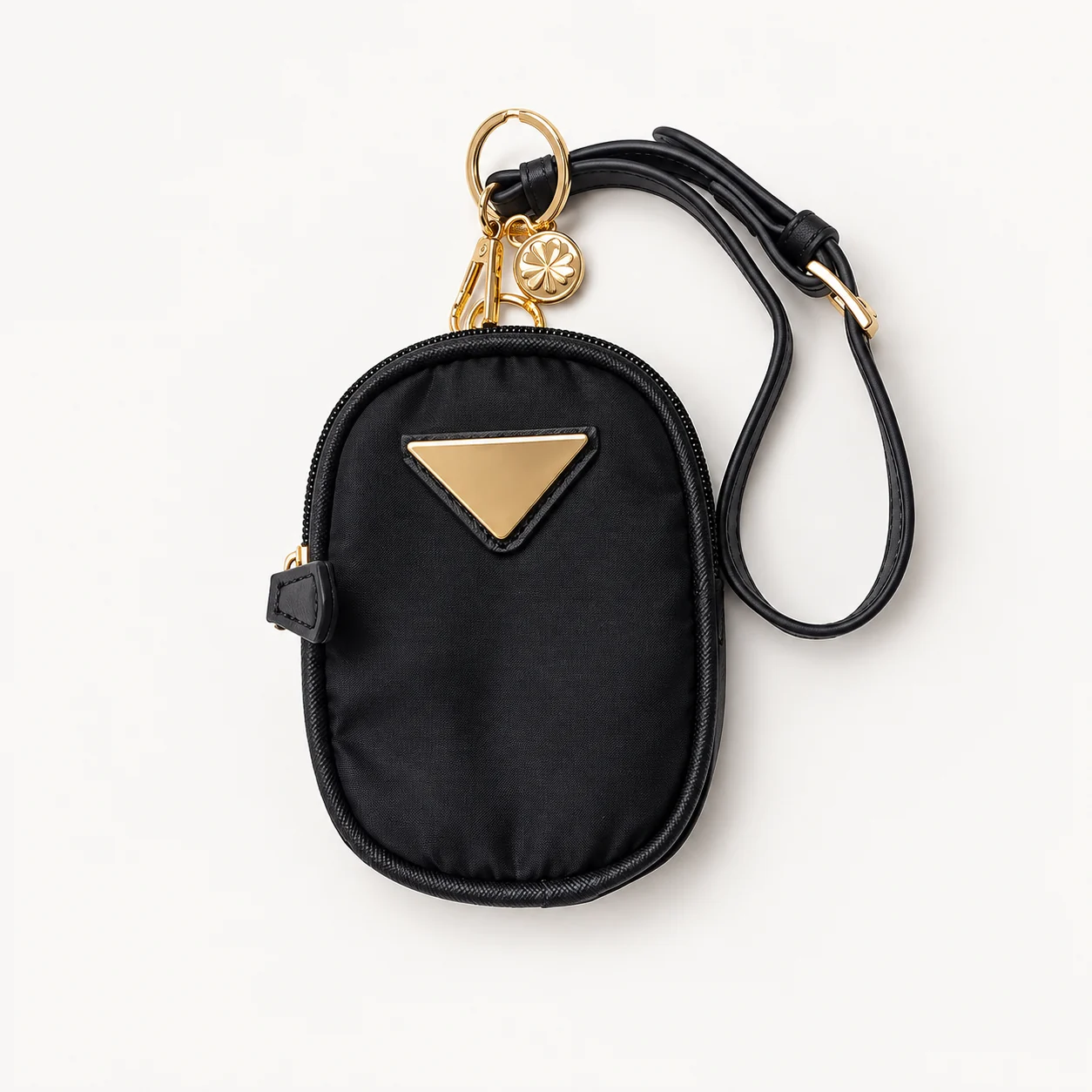 Black Loop Wristlet Pouch, view 1 of 2