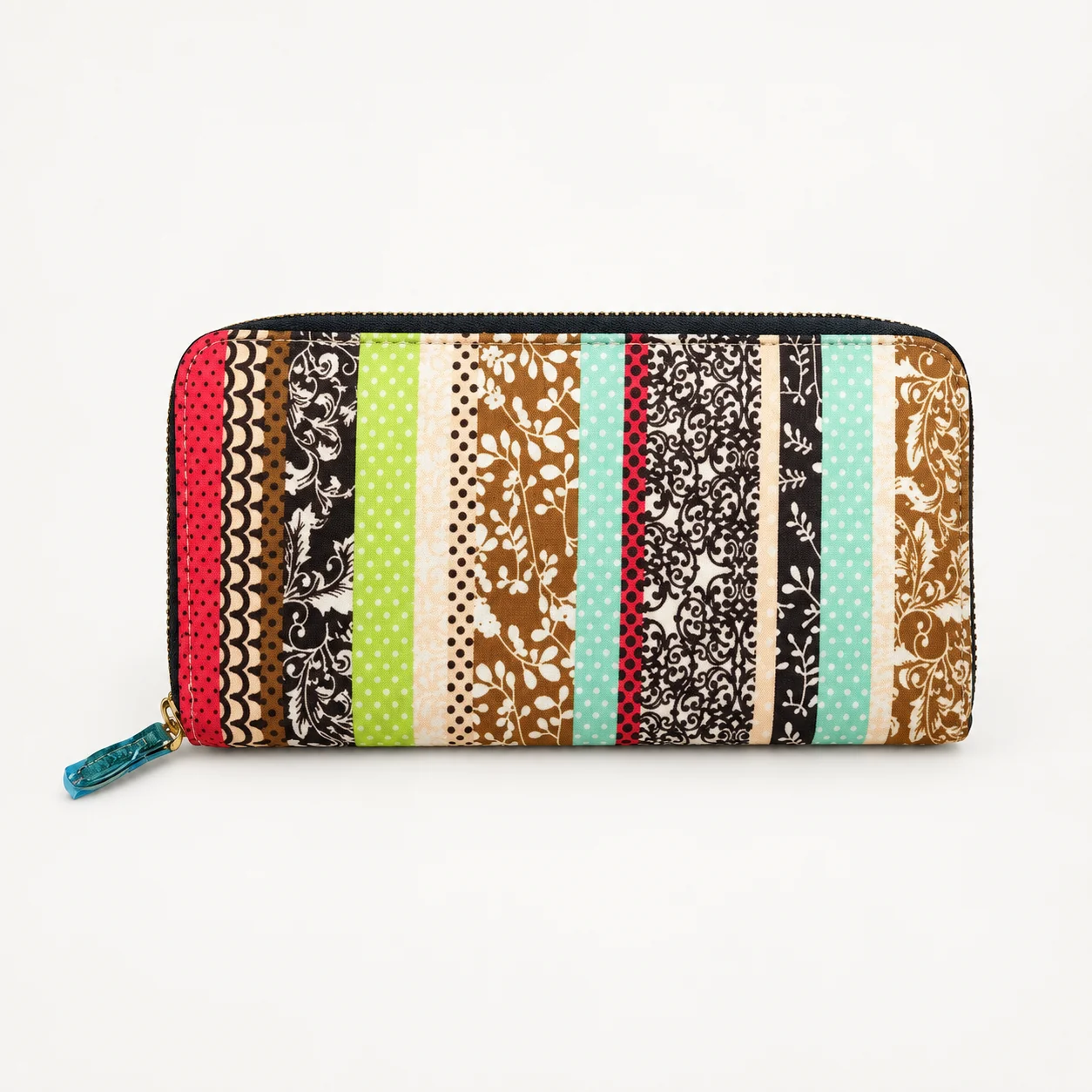 Patterned Zip Wallet, view 1 of 4